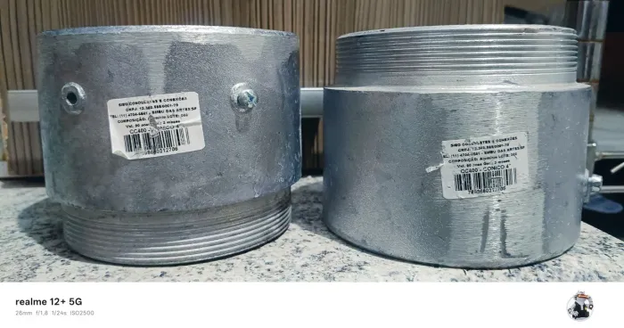 Conexão alumínio