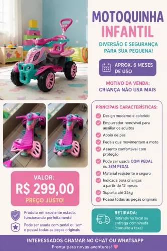 Motoquinha infantil
