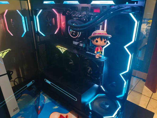 PC Gamer RTX 5080 + Monitor Curvo 34 pol 2k + Kit Water Cooler custom