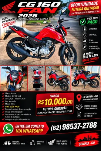 Vende -se moto futura quitação 