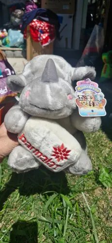 Pelucias Parmalat NOVOS COM ETIQUETA: Leao, Elefante, Hipopotamo, Touro