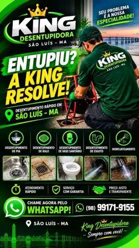 DESENTUPIDORA KING ATENDIMENTO 24HS