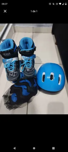 Patins 30 a 33 azul