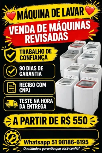 Máquina top com garantia entrego e instalação