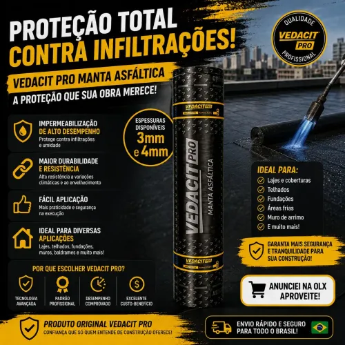 Manta asfáltico 3mm 