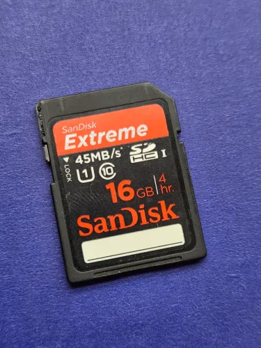 Cartão de Memória SD Sandisk Extreme 16gb
