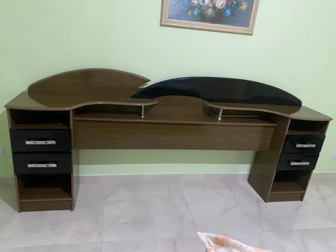 Cabeceira de cama de casal semi nova