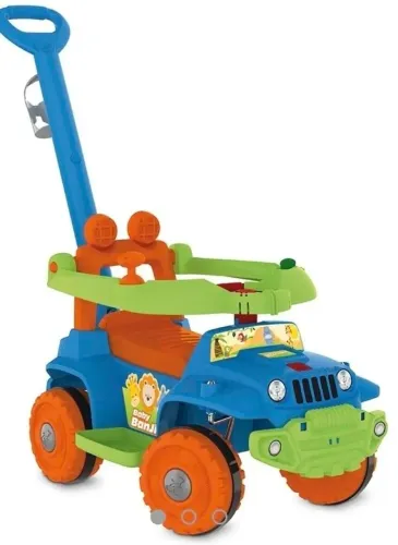 Carrinho Infantil Baby Banjipe Passeio & Andador Azul 1058 - Bandeirante