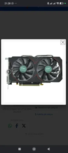 Placa de vídeo 8gb 