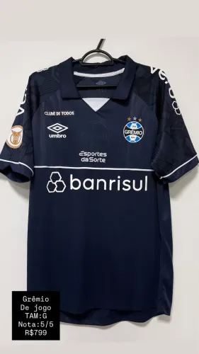 DE JOGO: Camisa do grêmio usada em jogo