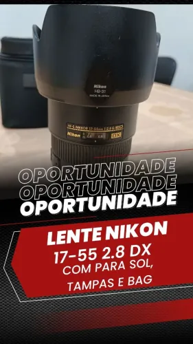 Lente Nikon 17-55mm 2.8 G ED DX