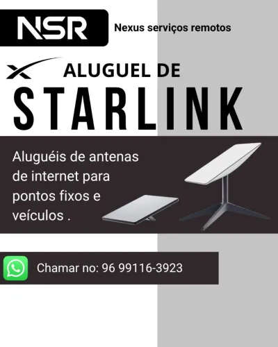 Aluguel de Starlink