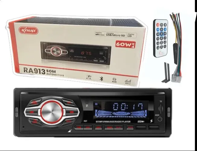 AUTO RADIO VEICULAR KNUP (ENTREGA A COMBINAR)