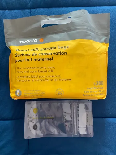 Sacos armazenamento de leite materno