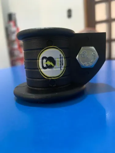 Par de presilha 25mm de plastico para prender anilhas na barra de academia