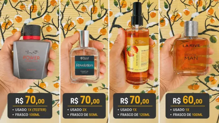 Brechó Perfumes (preço nas fotos)