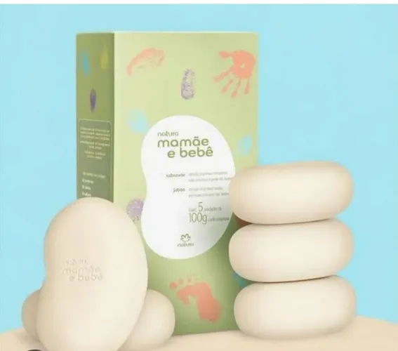 Caixa de Sabonete Mamãe Bebê Natura 