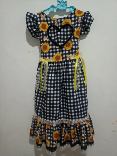 Vestido xadrez top