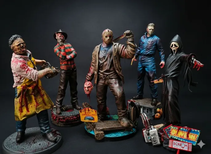 Figuras de terror  3D 
