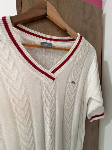 Blusa de tricô manga curta