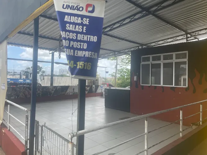 Ponto dentro de posto de gasolina no São Jorge 