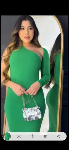Vestido MIDI canelado premium