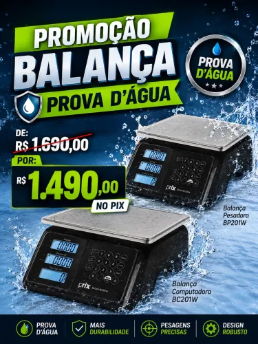 Balança Prix prova d?água