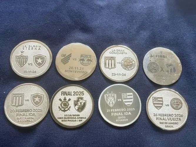 medalhas cara e coroa 