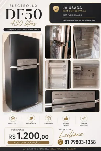 Geladeira Eletrolux DF50