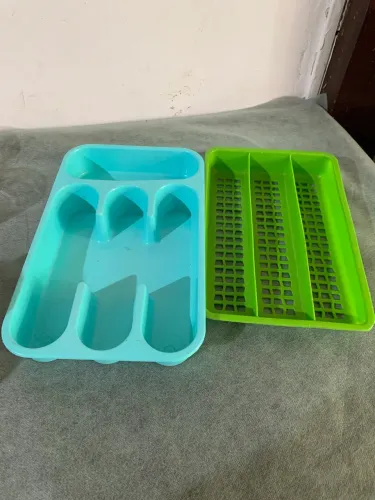 Kit Organizador Talheres Gaveta Plástico 2 Peças