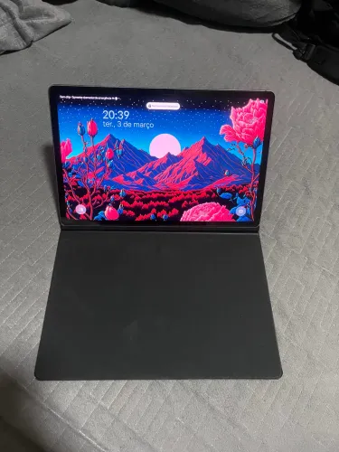 Tablet S9 FE+ 5G 128gb + capa original + caneta original + teclado + mouse