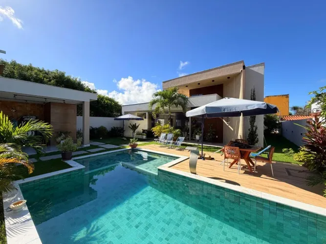 Casa em Condomínio para Venda em Camaçari, Barra do Jacuípe, 3 dormitórios, 3 suítes, 5 ba
