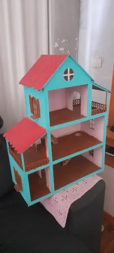 Casa de boneca mdf lindíssima ver fotos 