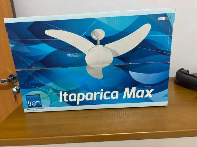 Ventilador trom Itaparica Max Led 127 v branco 