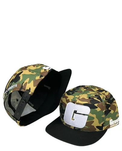 Boné Growth Camuflado com botões ajustáveis estilo Militar(Original)
