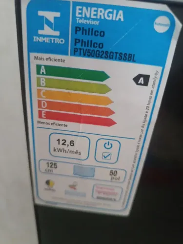Televisão para retirada de peças 50 polegadas Philips apenas dois anos de uso nota fiscal