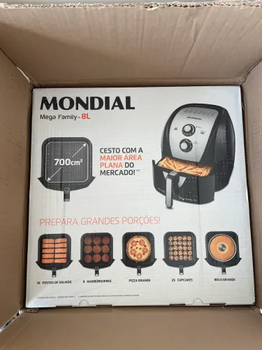 MONDIAL air fryer mega family 8L novo