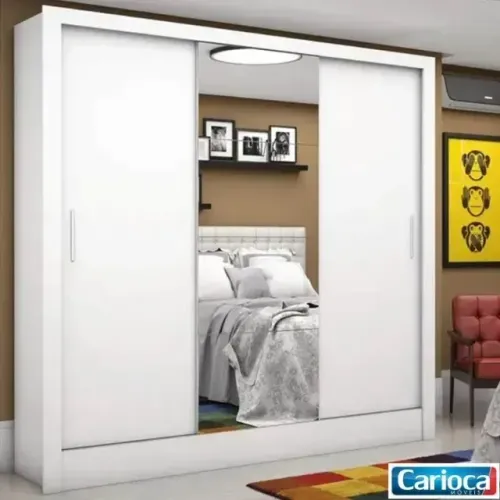 Guarda Roupa 3 Portas Dubai 1,80 m Novo! Pronta Entrega!