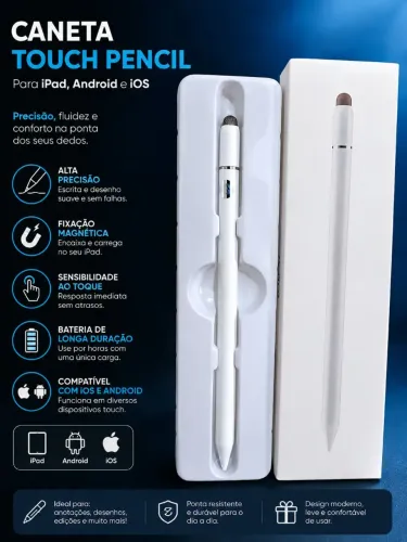 Caneta touch pencil para Ipad,Android e iOS/ OFERTA IMPERDÍVEL