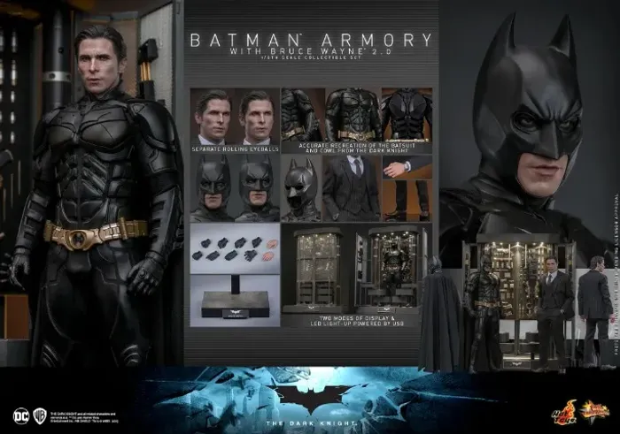 Hot Toys Batman Armory With Bruce Wayne (2.0)