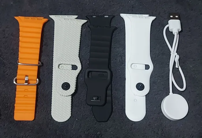 4 pulseiras/carregador smartwatch 