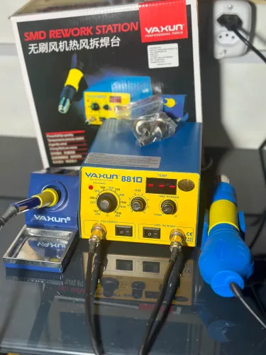 Máquina de solda e retrabalho YAXUN 881D
