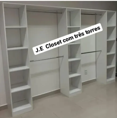 Closet de 3 torres em mdf