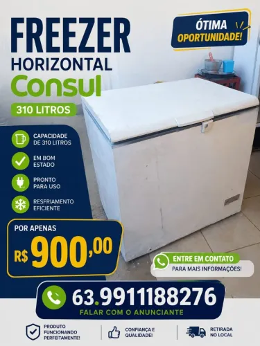 Freezer horizontal