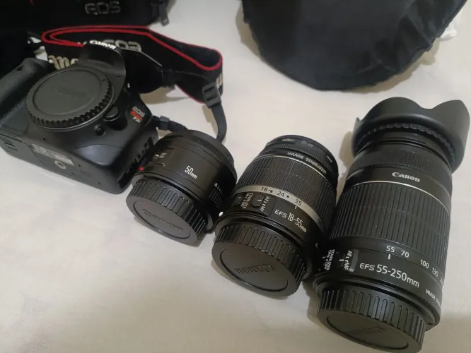 T2i + lentes + acessórios