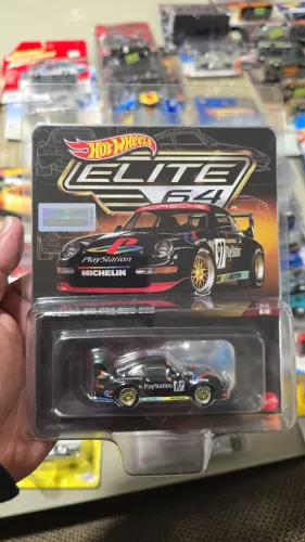 Hot Wheels Elite 64 Porsche 911 GT2 EVO 993 (PlayStation)