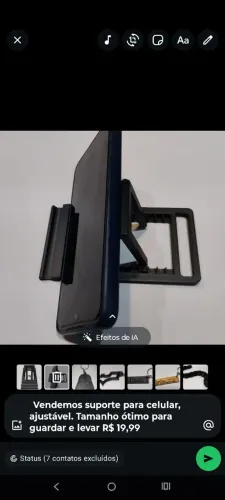 Suporte para celular - Articulado 