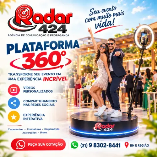 LOCAÇÃO DE PLATAFORMA 360° PARA FESTAS E EVENTOS - BH E REGIÃO