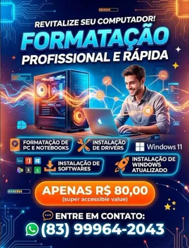 Formatação de computadores
