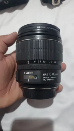 Lente Ef-s 15-85mm canon (troco por gopro ou insta360)